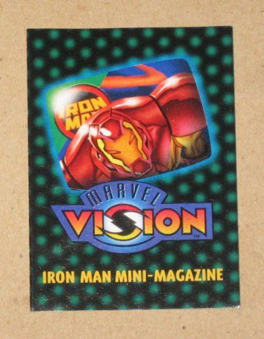 Marvel Vision (Fleer/SkyBox 1996) - Iron Man Mini-Magazine EX