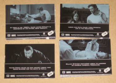 X-MEN ORIGINS WOLVERINE SET OF 72 CARDS 