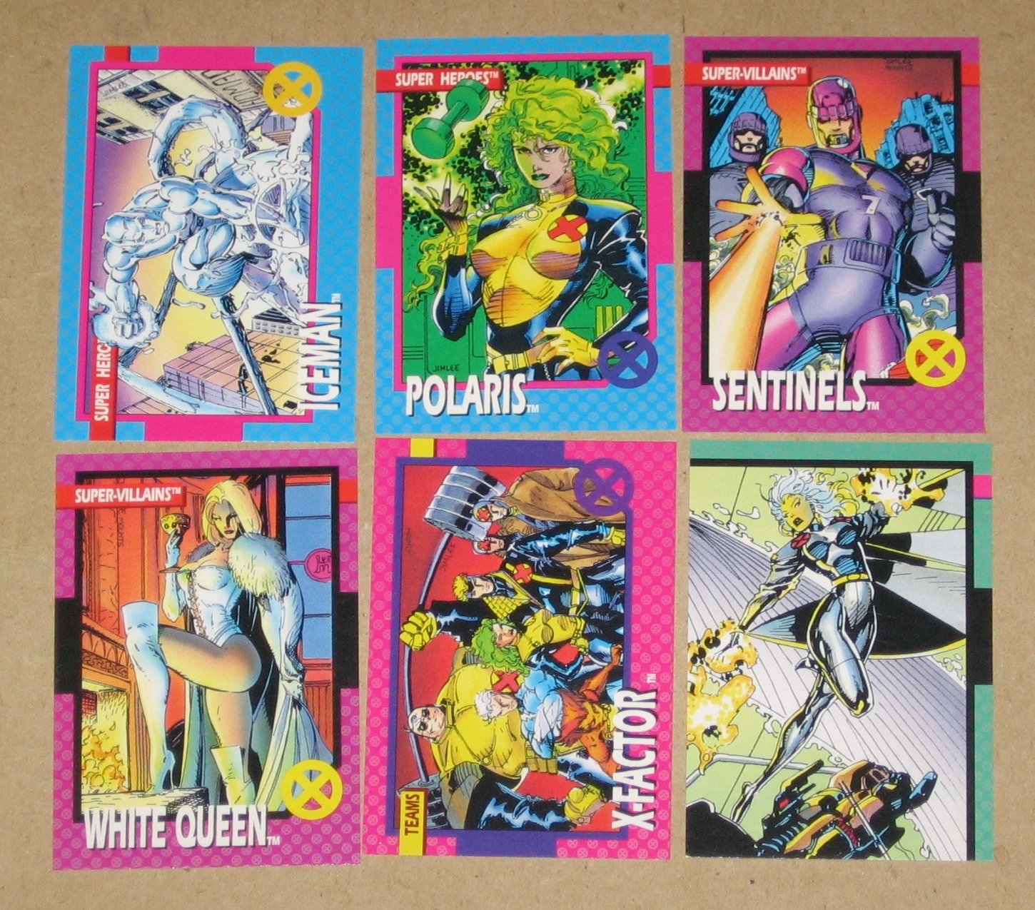 XMen Series 1 (Impel 1992) Single Cards