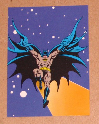 DC Stars (SkyBox 1994) Puzzle Card P1- Batman VG
