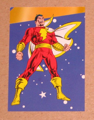 DC Stars (SkyBox 1994) Puzzle Card P7- Shazam (Captain Marvel) EX