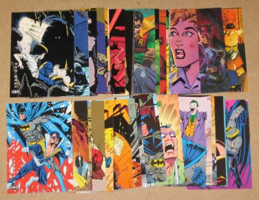 Batman Saga of the Dark Knight (SkyBox 1994) - Lot of 33 Cards VG/G