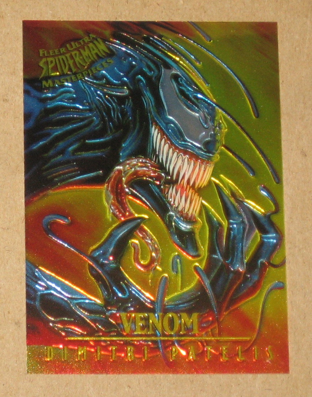 SpiderMan, Fleer Ultra (1995) Masterpieces Web Card 8