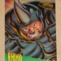 Spider-Man, Fleer Ultra (1995) ClearChrome Card #6- Rhino EX