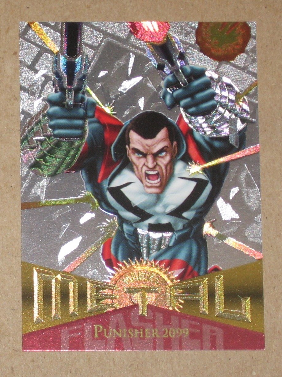 Marvel Metal (Fleer 1995) Silver Flasher Card 50