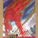 Marvel Metal (Fleer 1995) Metal Blaster Card #6- Human Torch EX