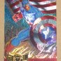 Marvel Metal (Fleer 1995) Metal Blaster Card #2- Captain America EX