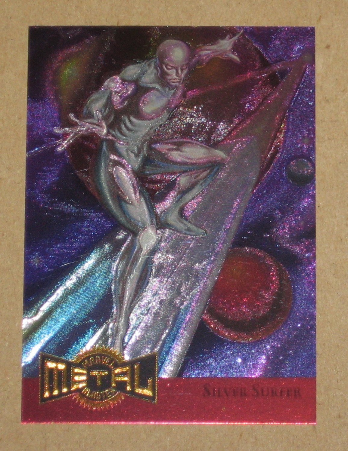 Marvel Metal (Fleer 1995) Metal Blaster Card 11 Silver