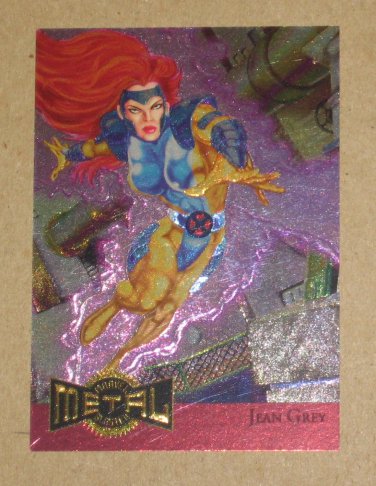 Marvel Metal (Fleer 1995) Metal Blaster Card #8- Jean Grey EX-MT