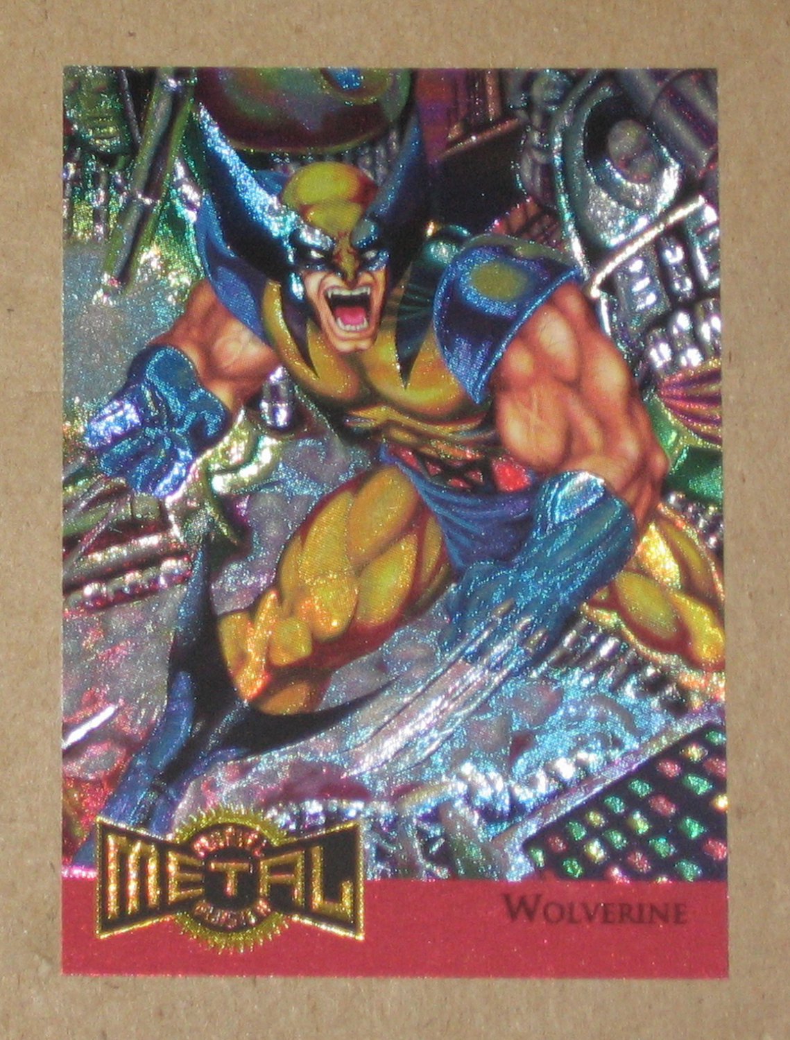 Marvel Metal (Fleer 1995) Metal Blaster Card 18
