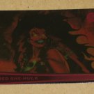Marvel Dangerous Divas (Rittenhouse 2011) Parallel Foil Card #19- Red She-Hulk EX