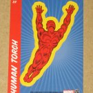 70 Years of Marvel Comics (Rittenhouse 2010) Sticker Card S9- Human Torch EX
