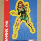70 Years of Marvel Comics (Rittenhouse 2010) Sticker Card S15- Marvel Girl EX