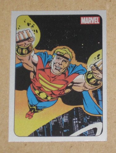 70 Years of Marvel Comics (Rittenhouse 2010) Metalic Ink Parallel Card #52- Quasar 1989 EX