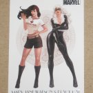 Marvel Dangerous Divas (Rittenhouse 2011) Women of Marvel Card W1- Mary Jane Watson & Black Cat EX