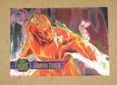 Flair '95 Marvel Annual (Fleer 1995) PowerBlast Card #13- Human Torch EX
