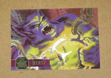 Flair '95 Marvel Annual (Fleer 1995) PowerBlast Card #12- Beast EX