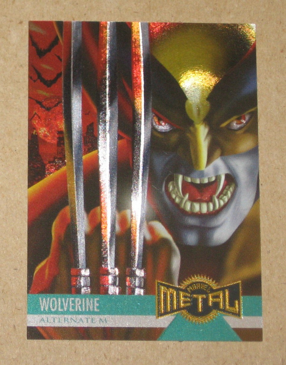 Marvel Metal (Fleer 1995) Card 137 Wolverine EX