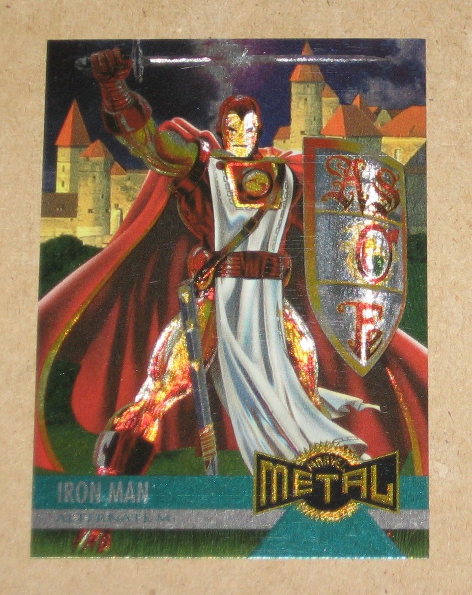 Marvel Metal (Fleer 1995) Card 130 Iron Man EX