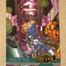 Marvel Metal (Fleer 1995) Card #129- Fantastic Four EX
