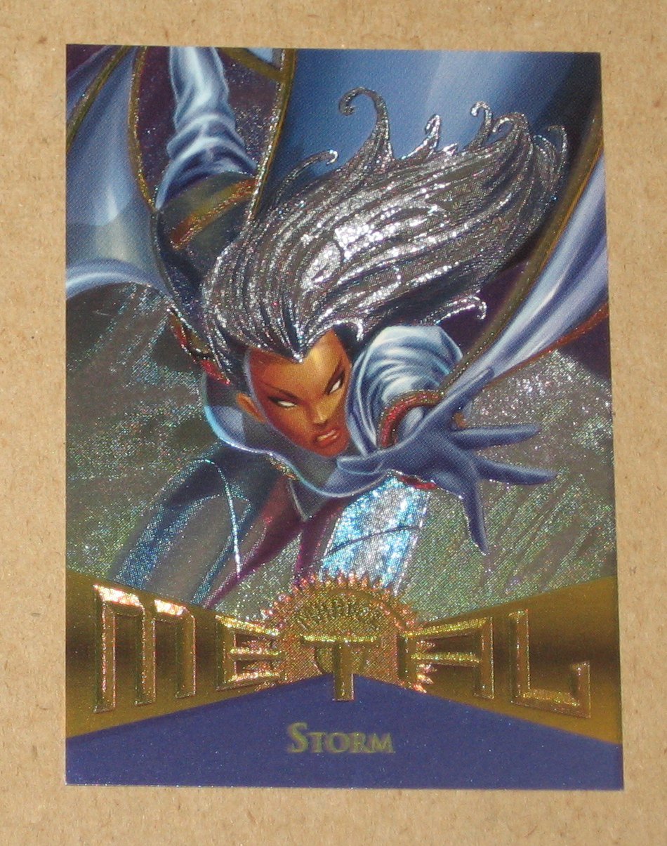 Marvel Metal Fleer 1995 Card 119 Storm EX