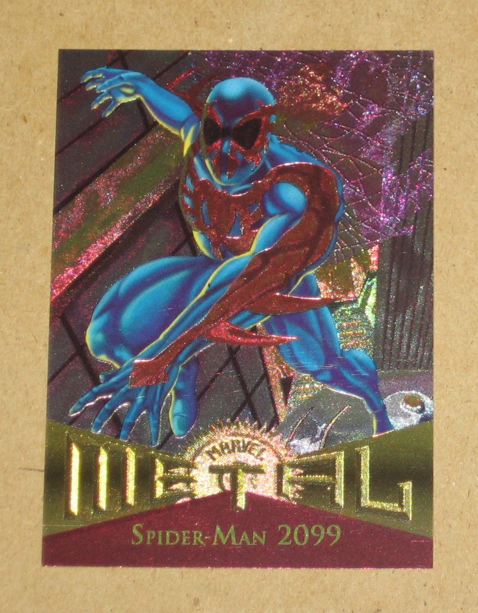Marvel Metal (Fleer 1995) Card 53 SpiderMan 2099 EX