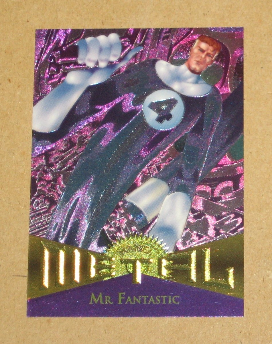 Marvel Metal (Fleer 1995) Card #36- Mr. Fantastic EX