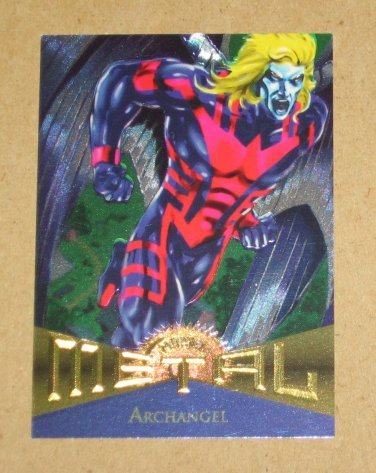 Marvel Metal (Fleer 1995) Card #83- Archangel EX-MT