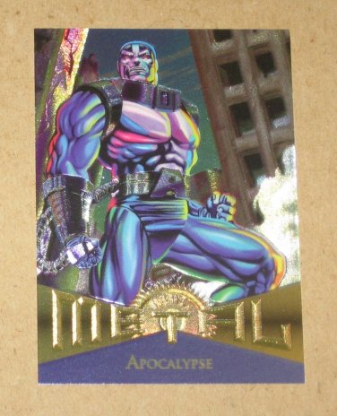 Marvel Metal (Fleer 1995) Card #82- Apocalypse EX-MT