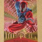 Marvel Metal (Fleer 1995) Card #75- Scarlet Spider EX-MT