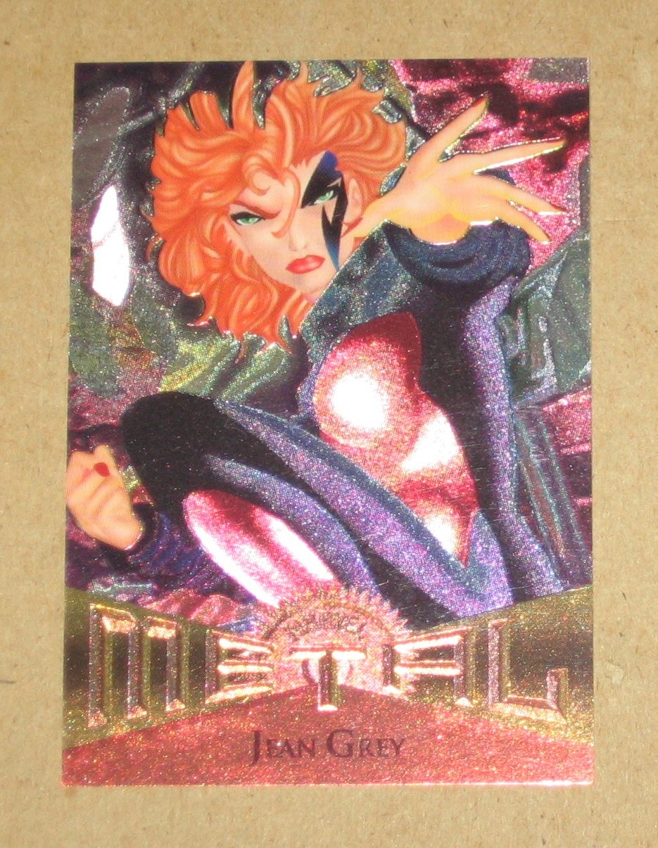 Marvel Metal (Fleer 1995) Card #6- Jean Grey EX-MT