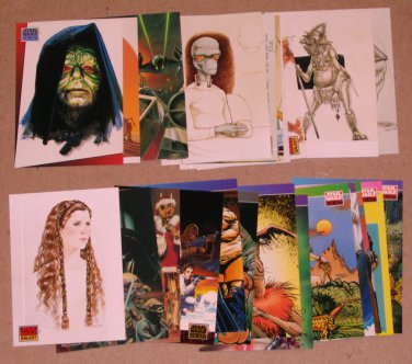 Star Wars Galaxy Series 1 (Topps 1993) - Lot of 23 Cards EX