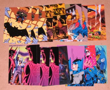Batman Saga of the Dark Knight (SkyBox 1994) - Lot of 21 Cards EX