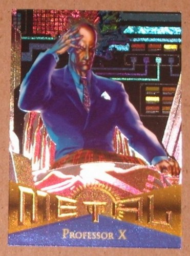Marvel Metal (Fleer 1995) Card #111- Professor X EX-MT