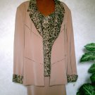 Size 18 Lepoard Skirt Suit