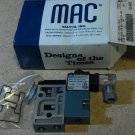 MAC PNEUMATIC AIR VALVES 45A-LAC-DDAJ-2KD, 5.4 Watts, 24 VDC, VAC to 120 psi