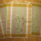 New Gift Set of 3 100% Pure Linen Flax Tea Dish Kitchen Towels ECO friendly