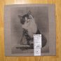 New Set of 3 "Cats" Decor Pillowcases (Covers) 100% Linen flax 15.7"x15.7'' in package
