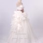 High Quality white strapless wedding dress