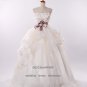 High Quality white strapless korean style wedding dress