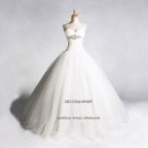 High Quality A line with crystal wedding dress