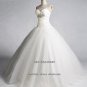High Quality A line with crystal wedding dress
