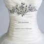 High Quality A line with crystal wedding dress