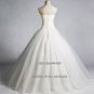 High Quality A line with crystal wedding dress