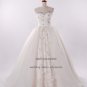 High Quality strapless style with crystal wedding dress
