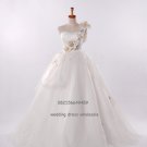 High Quality flowery wedding dress