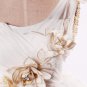 High Quality flowery wedding dress