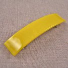 Fused GLASS Hair BARRETTE 3.5" 9cm Golden Sunflower Yellow Gold Stained Glass