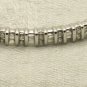 Estate 14K White Gold 1.25 Carat Diamond Bangle Bracelet 13g