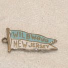Vintage Sterling .925 Wildwood New Jersey Enamel Charm
